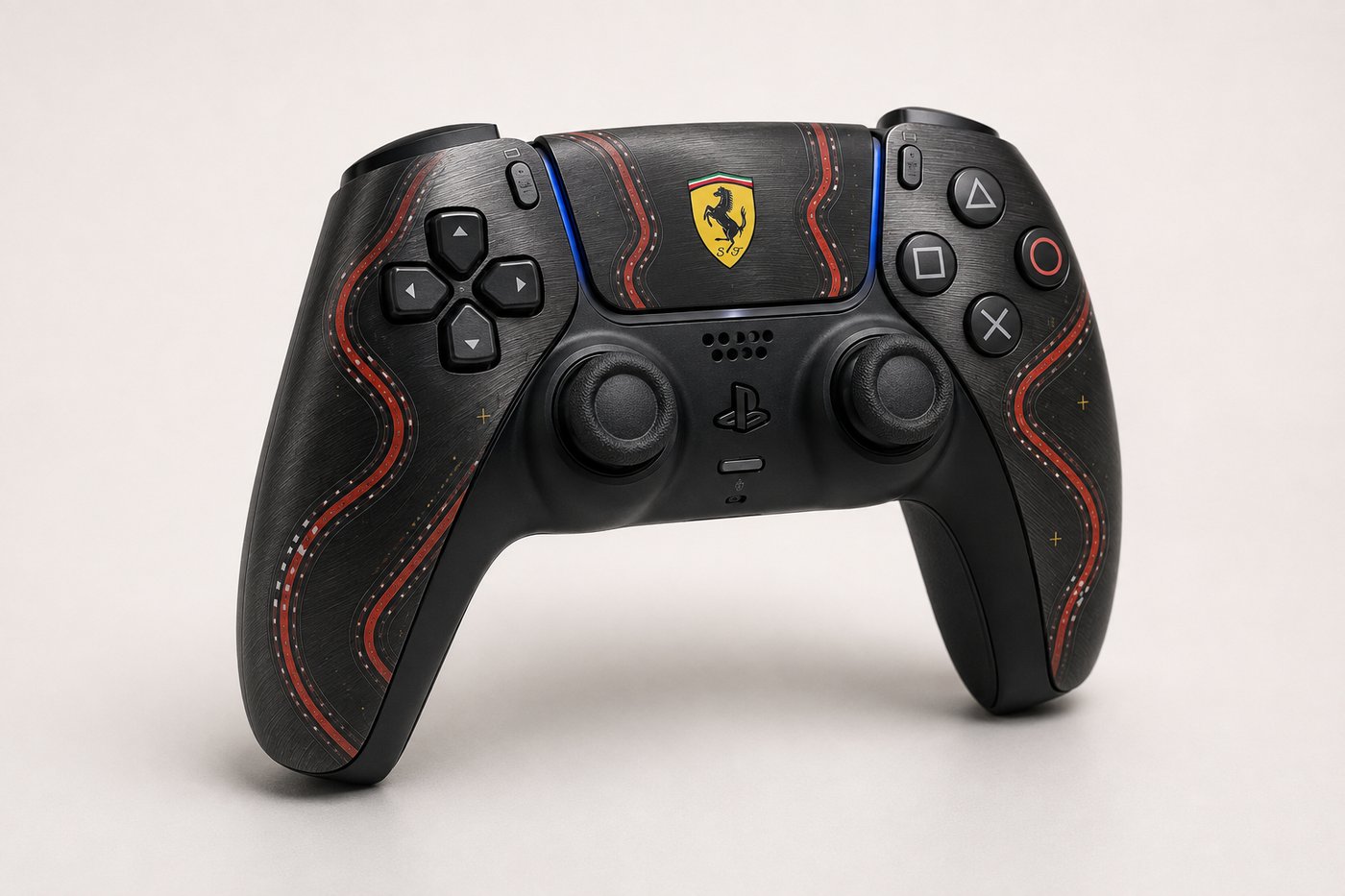 Scuderia DualSense controller skin